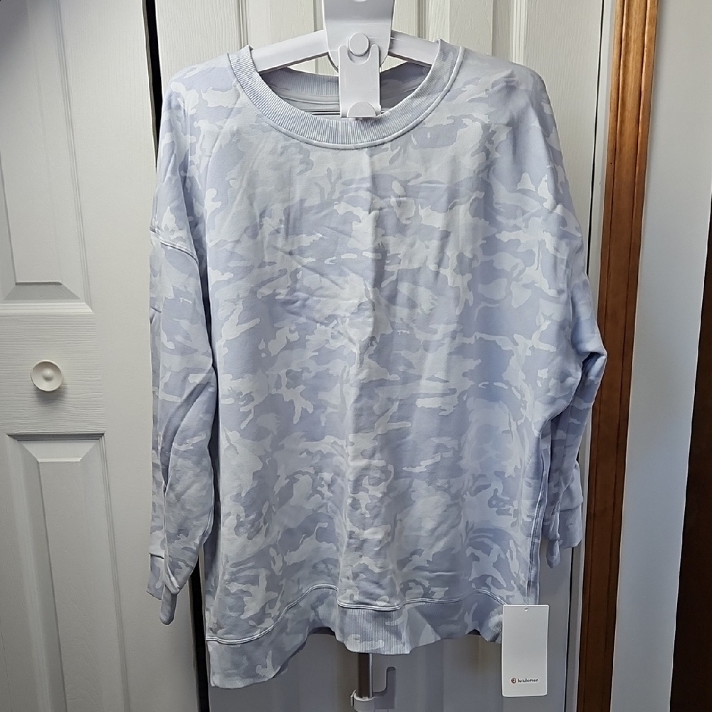 Blue Camo Sweatshirt